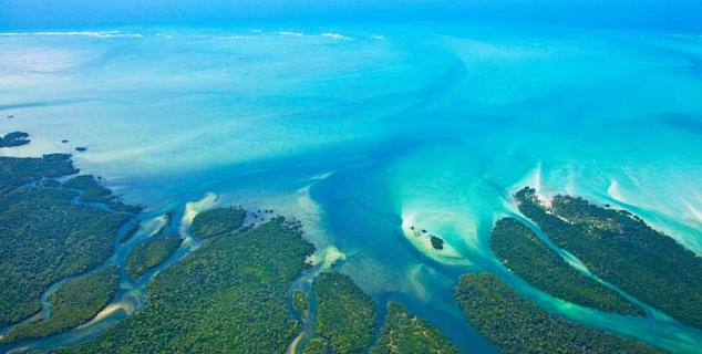 Aerial View Ibo Island Lodge
