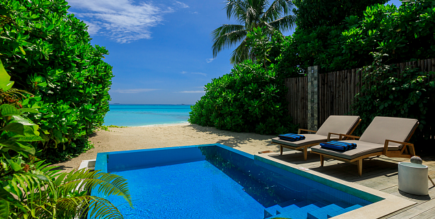 Beach Villa with Pool