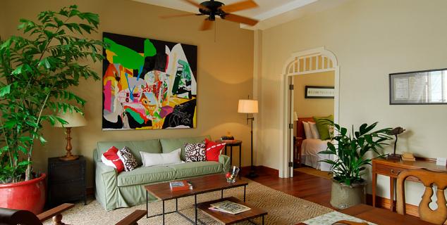 Bedroom and Living Area