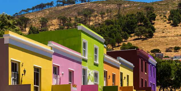 Bo Kaap houses, Cape Town