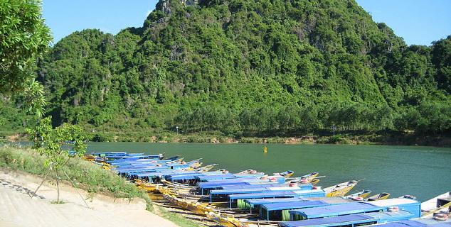 Boats for the Underground River