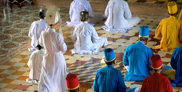 Cao Dai Temple near Saigon