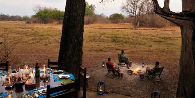 Dinner at Crocodile Camp
