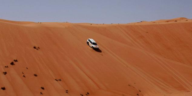 Dune bashing