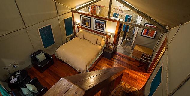 Family tent at Seba Camp