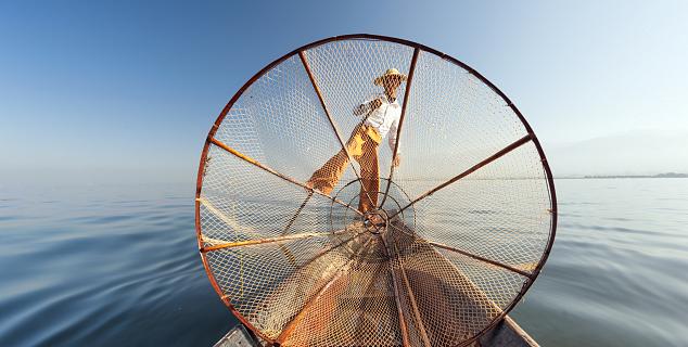Fisherman on Inle Lake