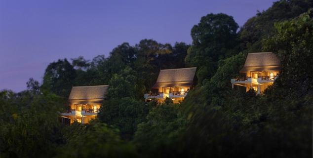 Hill Villas at Dusk