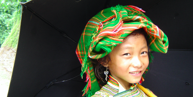 Hilltribe girl northern Vietnam