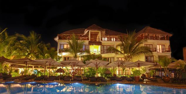 Infinity Pool at night