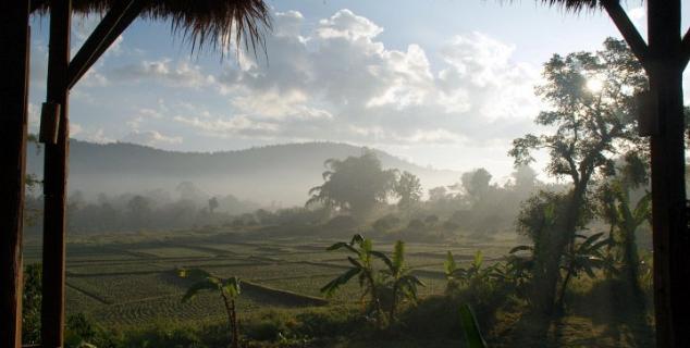 Lisu Lodge morning view