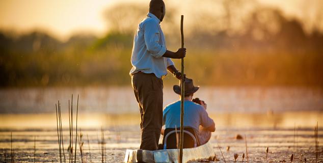 Mokoro ride, Okovango