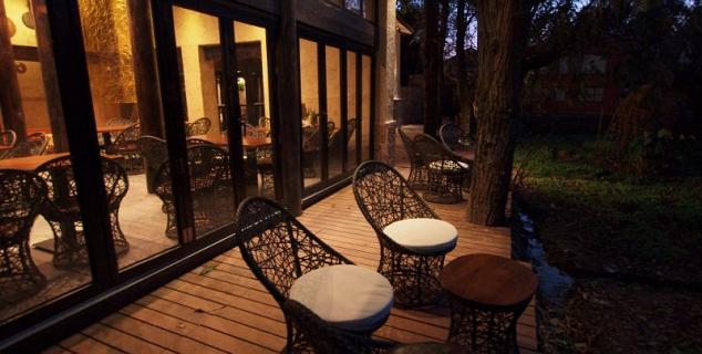 Outdoor Terrace dusk