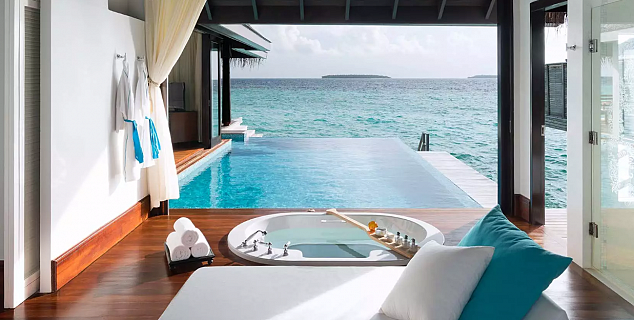 Over Water Pool Villa