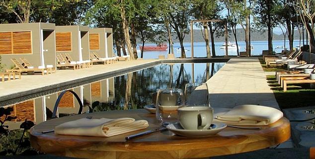 Pool Area and Private Cabanas