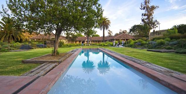 Pool and Garden Area