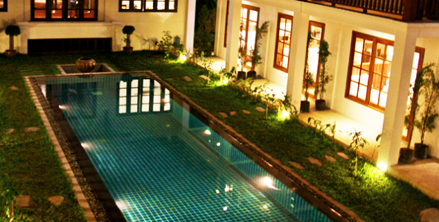 Pool at Night