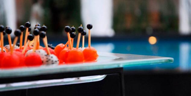 Poolside fruit snacks