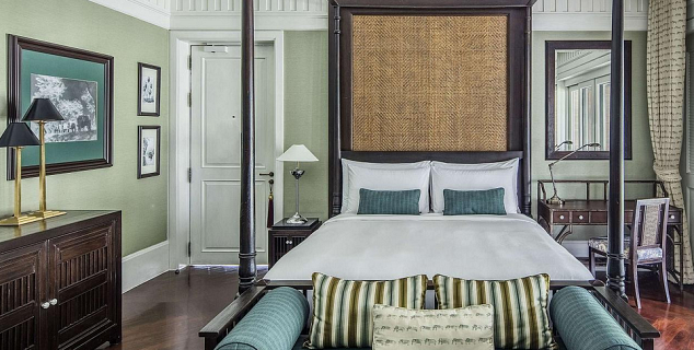 Rajah Brooke Suite Blue Bedroom