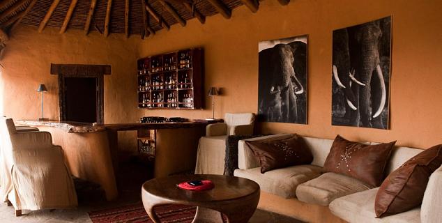 Relaxing area at Ol Donyo