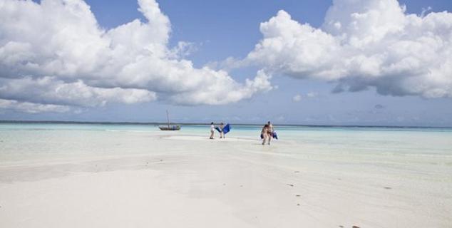 Sand bank, Zanzibar