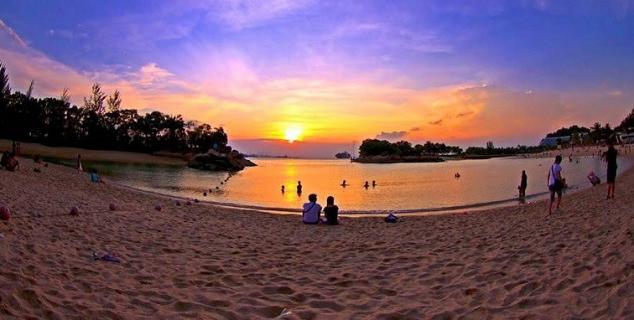 Siloso Beach, Sentosa Island