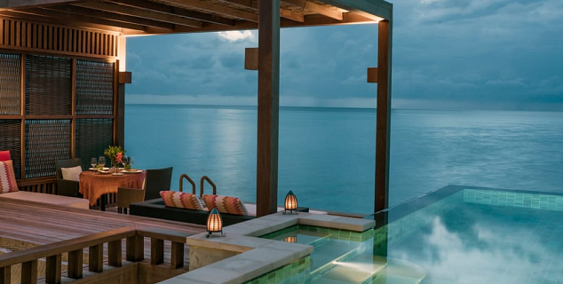 Sunset Water Villa with Pool