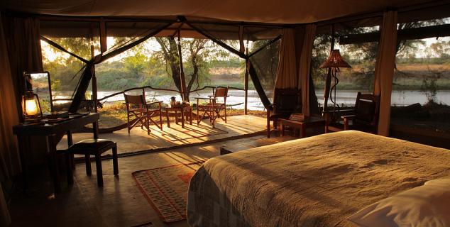 Surrounded by nature at Larsens Camp