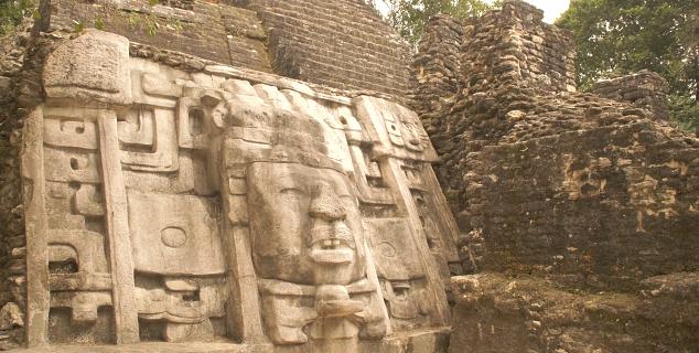 The Mask Temple in Lamanai