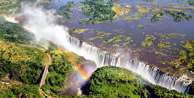 The breath-taking Victoria Falls