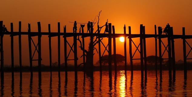 U-Bein Bridge, Mandalay