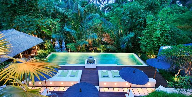 View of Main Pool from Hill Villa