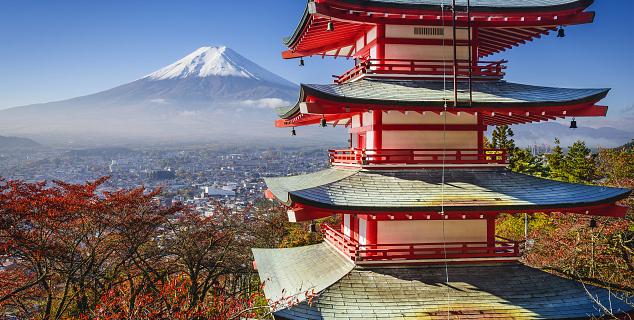 View of Mount Fuji