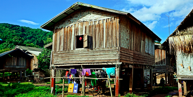 Village house near Luang Namtha